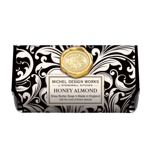802182 - HONEY ALMOND LARGE BATH SOAP BAR 8.7 OZ