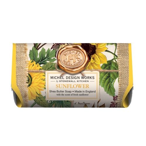 802350 - SUNFLOWER LARGE BATH SOAP BAR 8.7 OZ