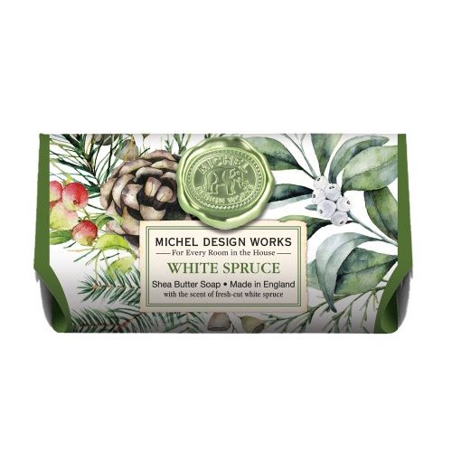 802362 - WHITE SPRUCE LARGE BATH SOAP BAR 8.7 OZ