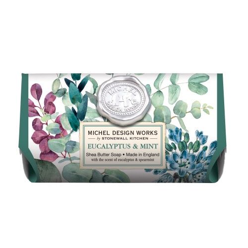 802365 - EUCALYPTUS &amp; MINT LARGE BATH SOAP BAR 8.7 OZ