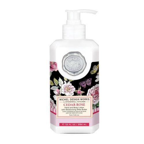 856387 - CEDAR ROSE HAND + BODY LOTION 12 OZ