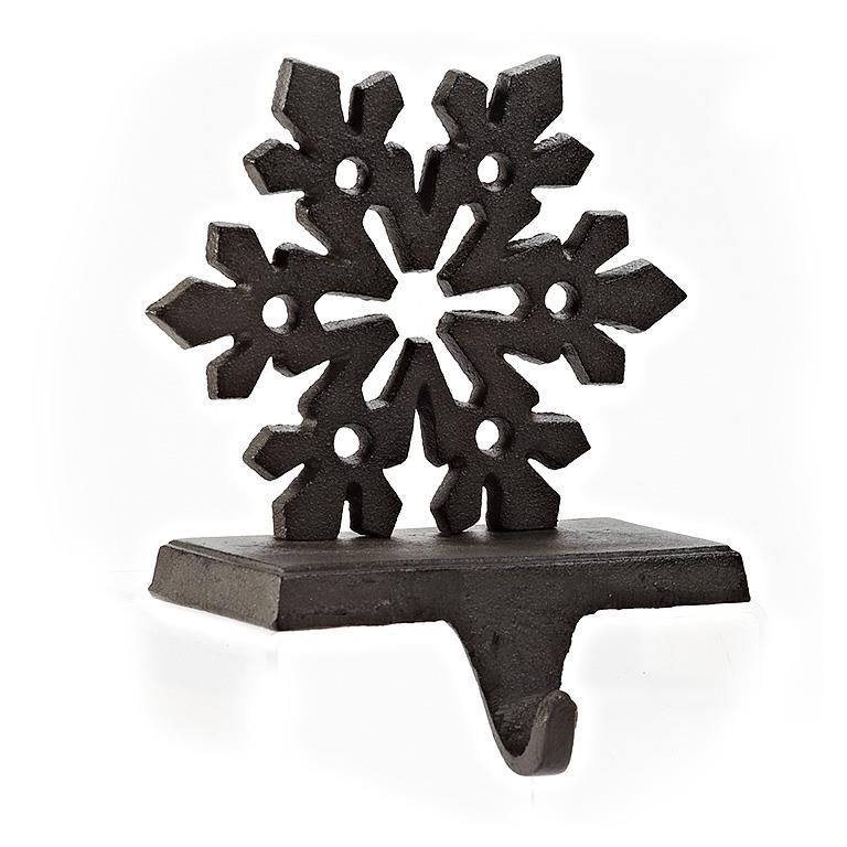 27-IRONAGE-185 - SNOWFLAKE STOCKING HOLDER