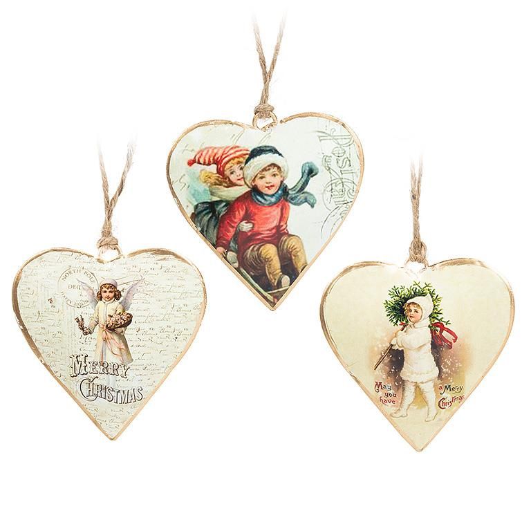 37-IMPRINT-038 - KID HEART ORNAMENT - 3/ASST