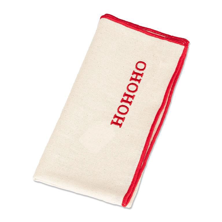 56-NA-XM-O4 - HO HO HO CLOTH NAPKINS