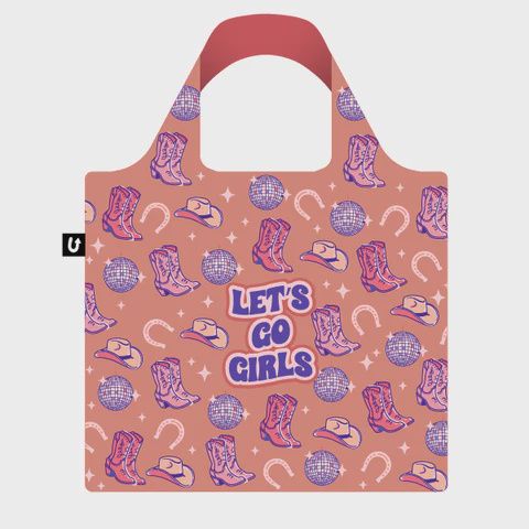 4012 - FOLDABLE TOTE - LET&#39;S GO GIRLS