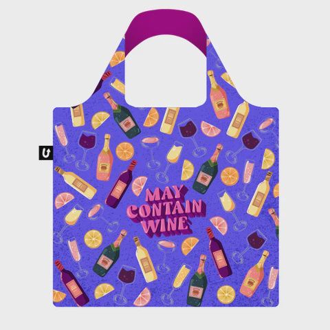 4050 - FOLDABLE TOTE - MAY CONTAIN WINE