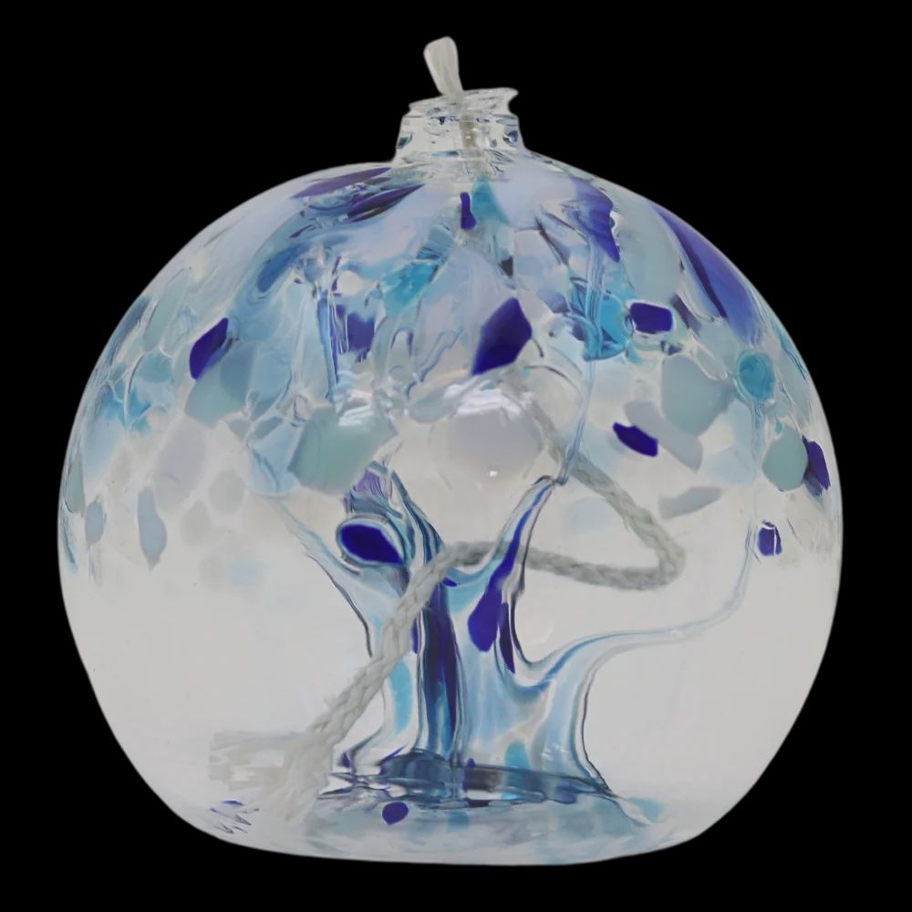 OL-TREE-06-ST - 6&quot; TREE OIL LAMP - TRANQUILITY