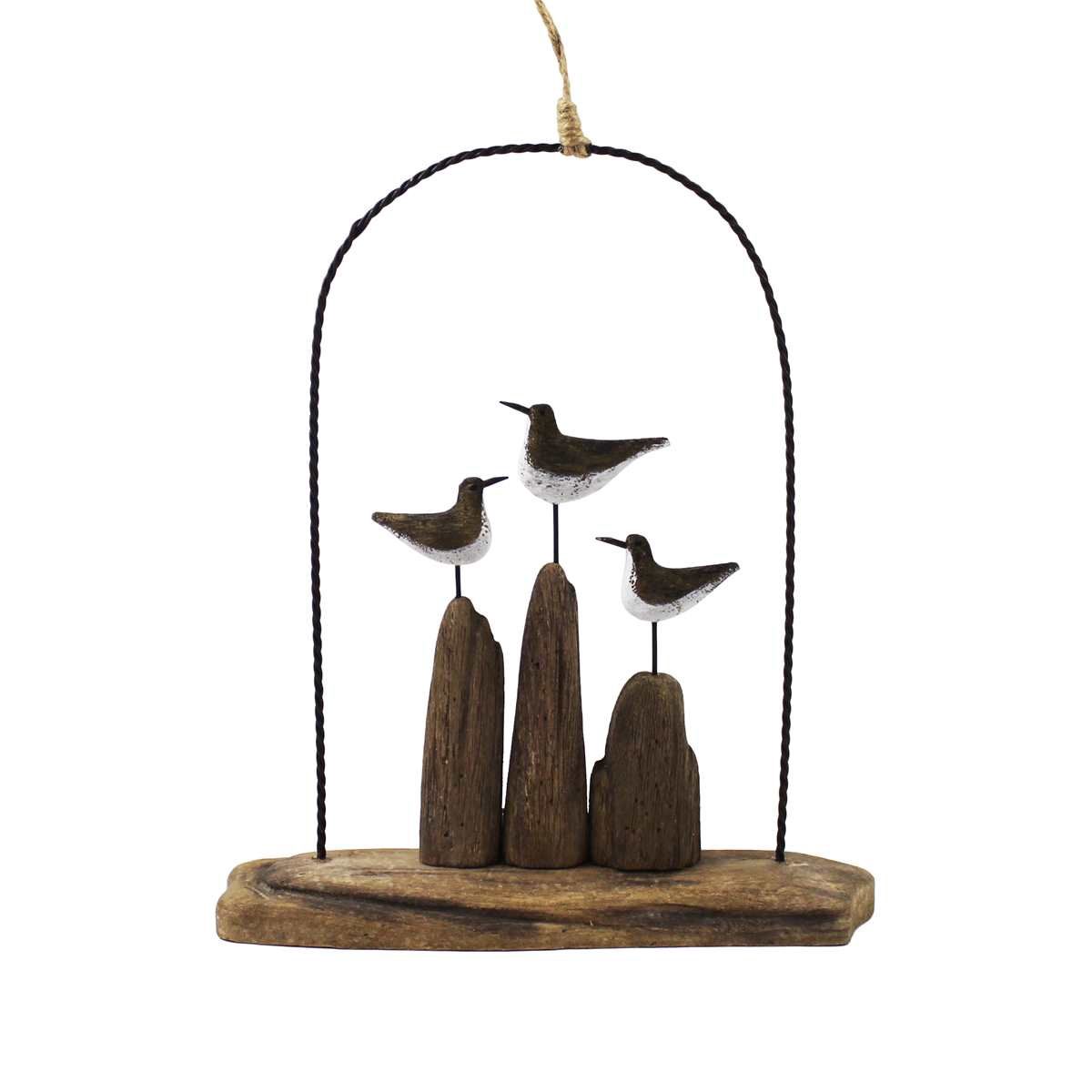 JYF180 - WOODEN SEAGULLS DECOR