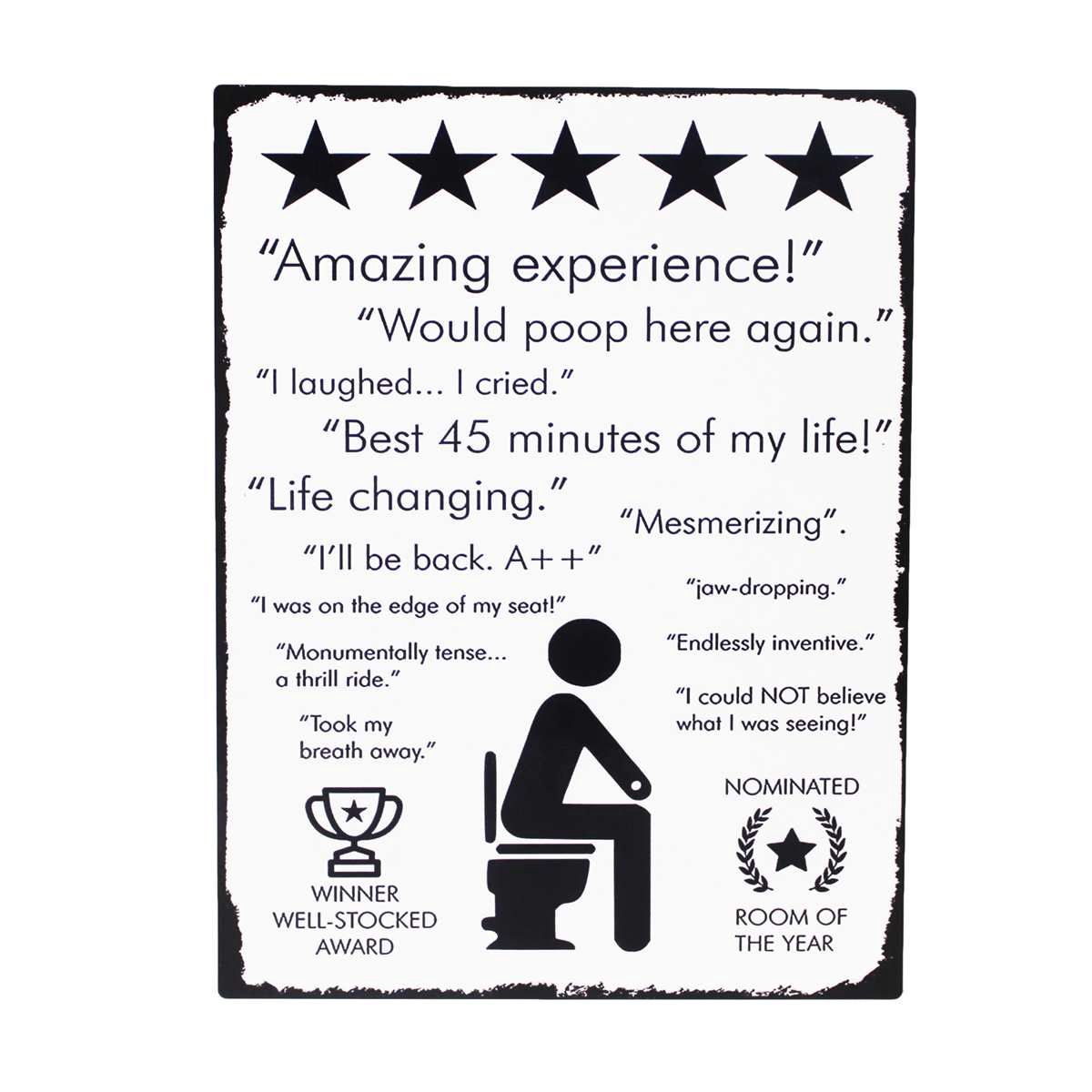 HH370 - SIGN - POOP RATING