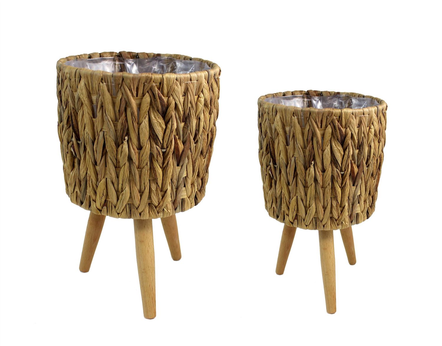 SUB182S - BRAIDED GRASS PLANTER