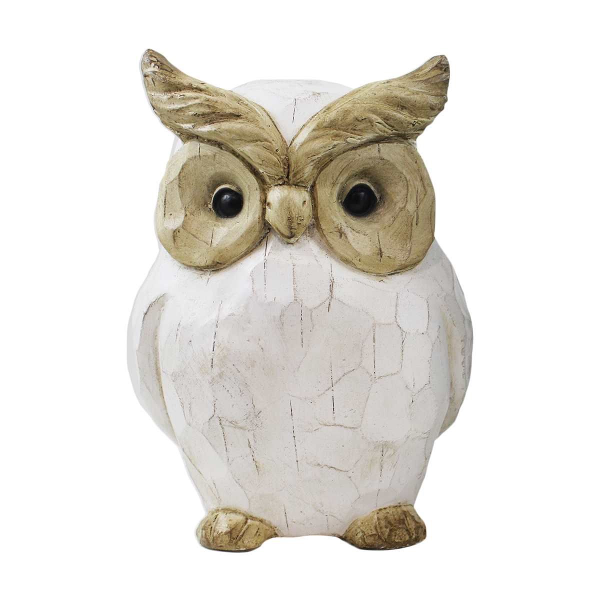 ET1485 - OWL - DISTRESSED CARVED LOOK