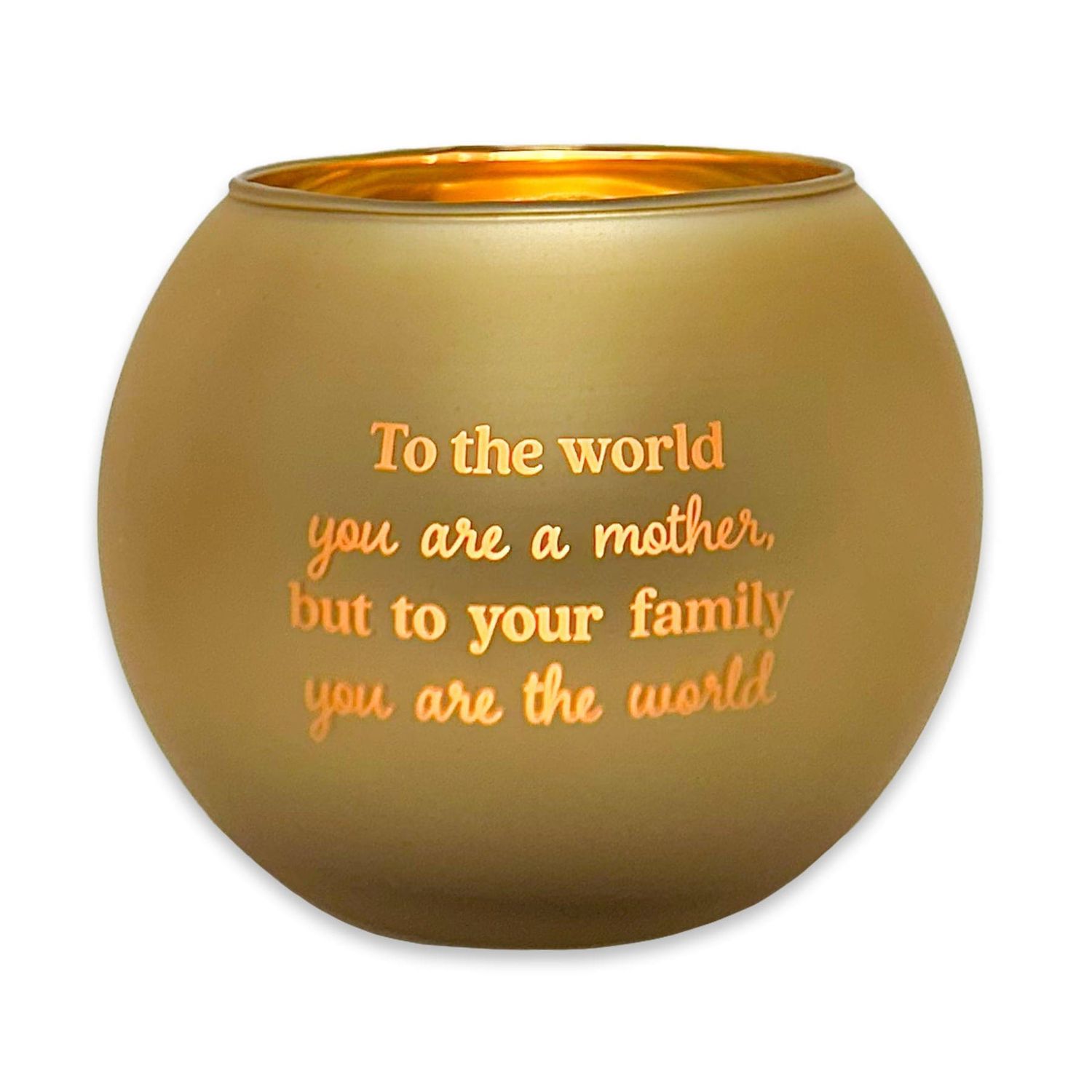 544-CANG0001 - LOVE AND LIGHT CANDLE / THE WORLD