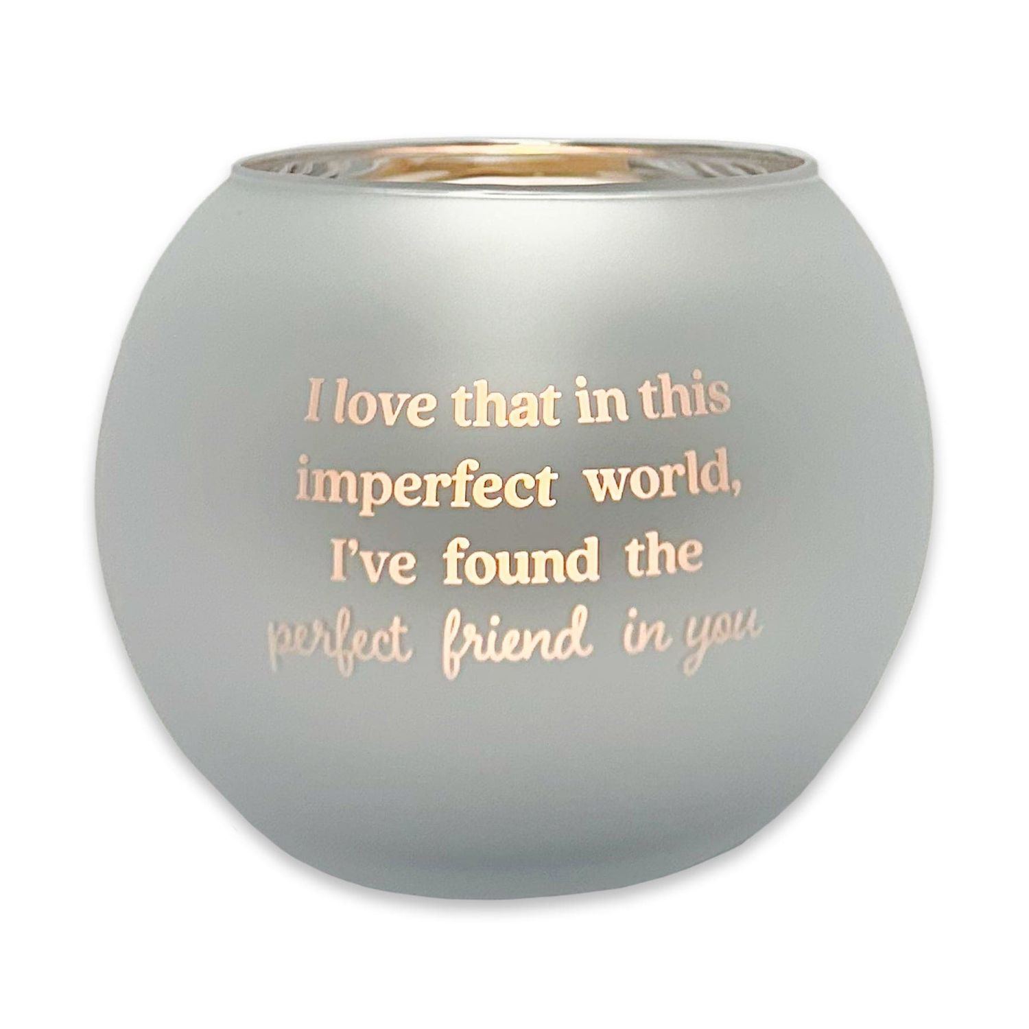 544-CANS0007 - LOVE AND LIGHT CANDLE / PERFECT FRIEND