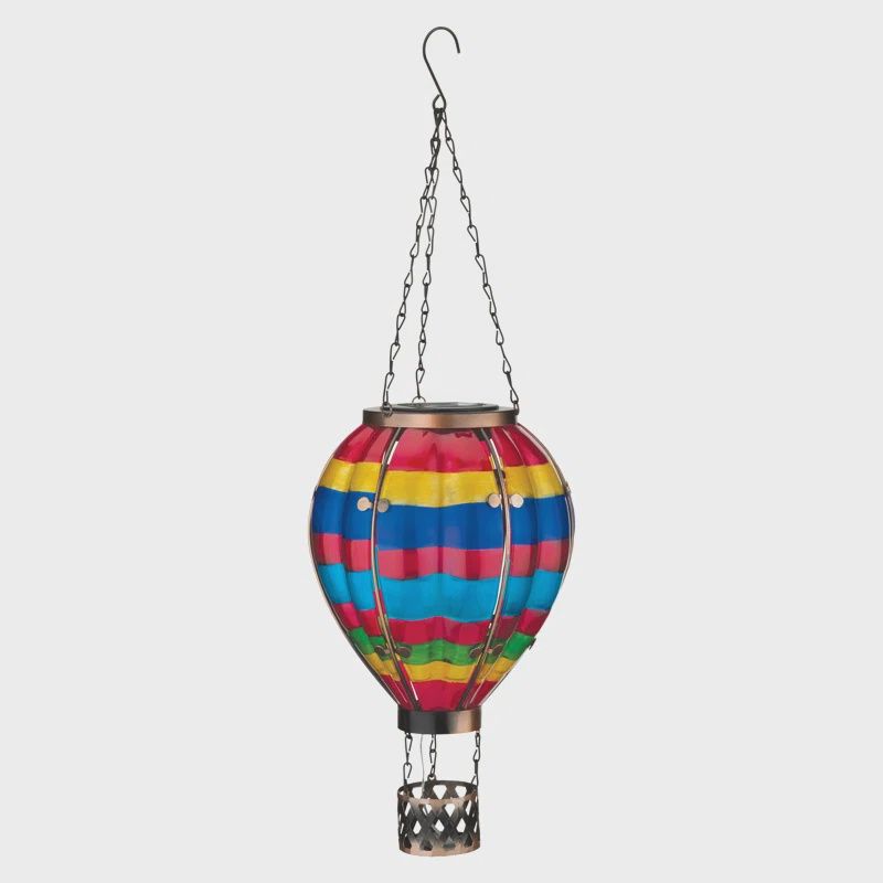 12769 - HOT AIR BALLOON SOLAR LANTERN