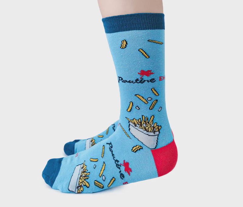 2278 - WOMEN&#39;S SOCKS - POUTINE EH!