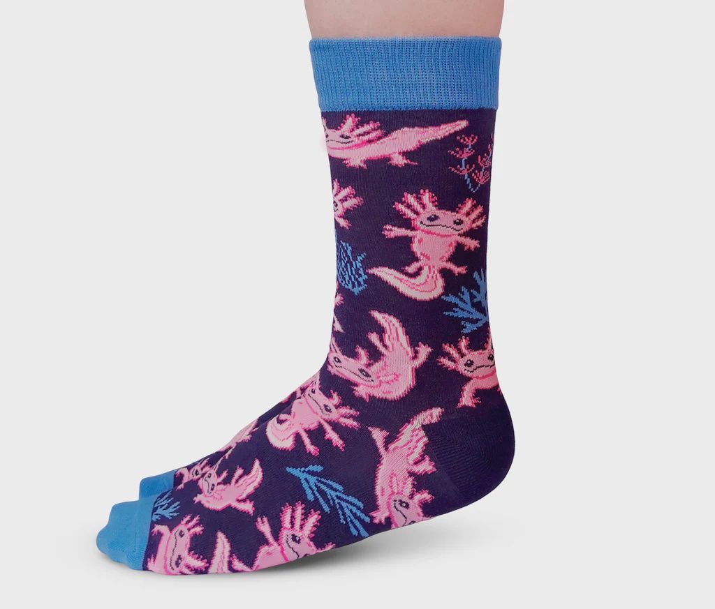 3008 - WOMEN&#39;S SOCKS - AXOLOTL