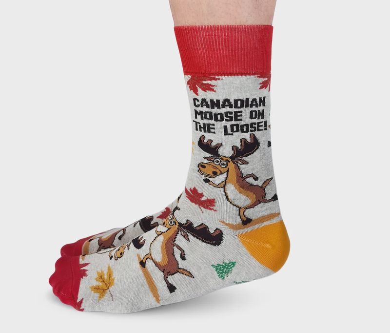 0762 - MEN&#39;S SOCKS - CANADIAN MOOSE