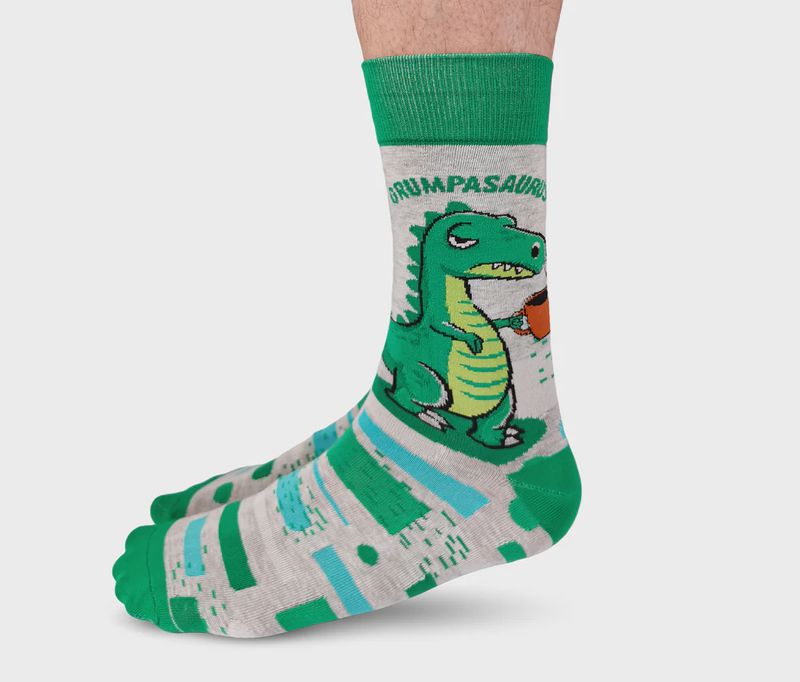 0687 - MEN&#39;S SOCKS - GRUMPASAURUS