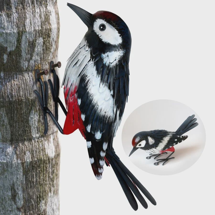 GG9620 - METAL WOODPECKER / 11.0&quot;H