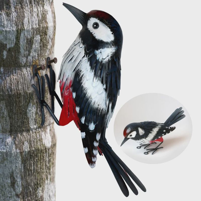 GG9620 - METAL WOODPECKER / 11.0&quot;H