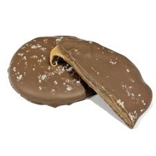 H11754 - 1 GIANT MILK CHOCOLATE + SEA SALT CARAMEL PATTY