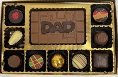 H48380 - 10 PC &quot;DAD&quot; CHOCOLATE BOX