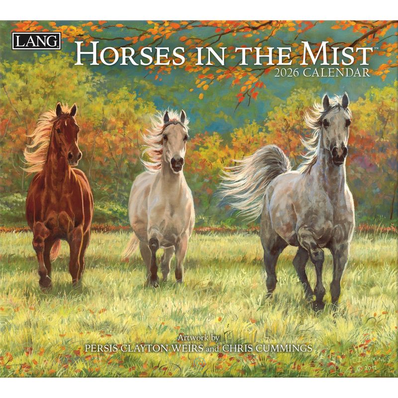 2026 LANG CALENDAR - HORSES IN THE MIST