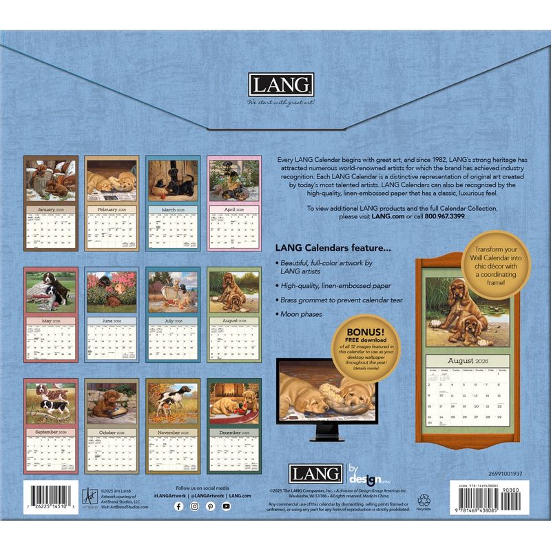 2026 LANG CALENDAR - PUPPY