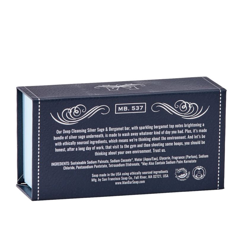 MAN BAR - DEEP CLEANSING SILVER SAGE