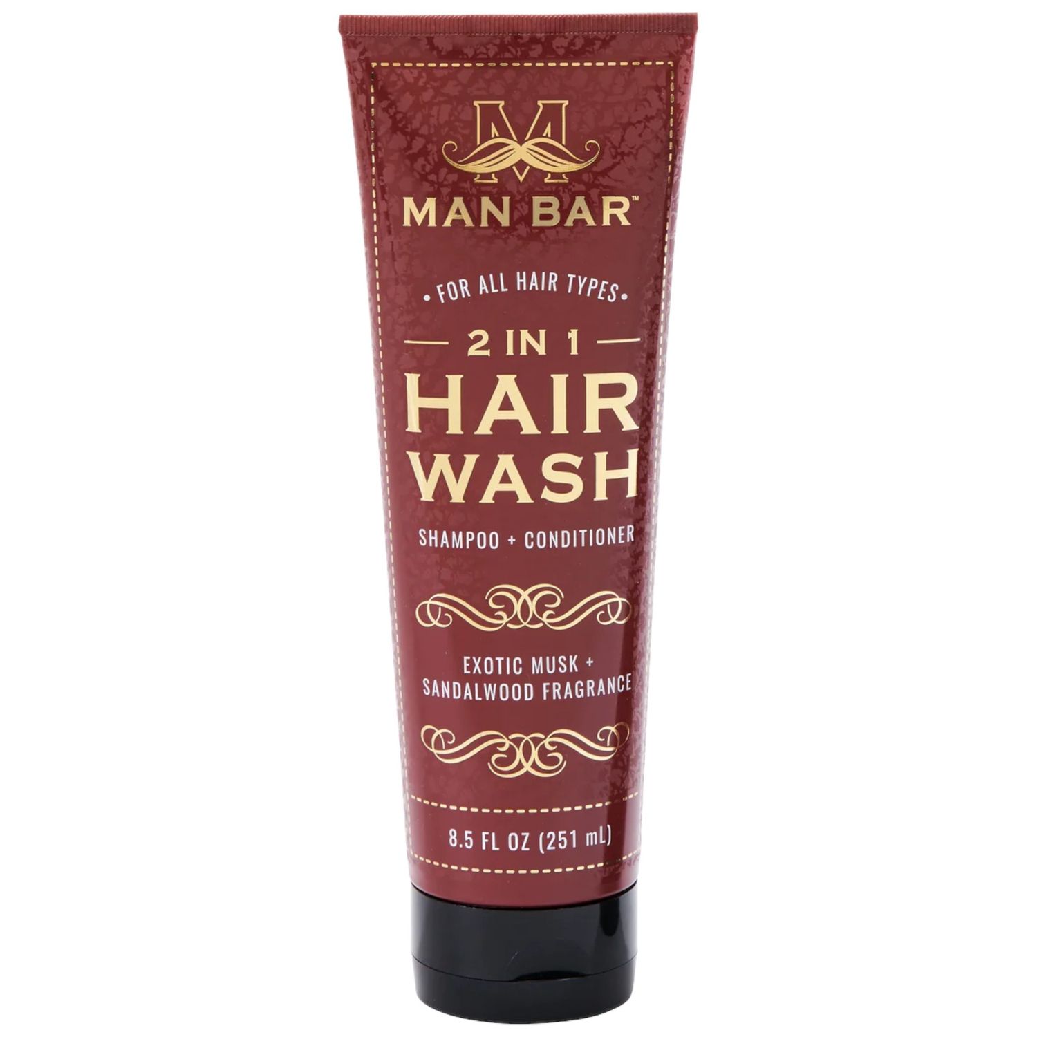 020166 - 2 IN 1 HAIR WASH - EXOTIC MUSK + SANDALWOOD