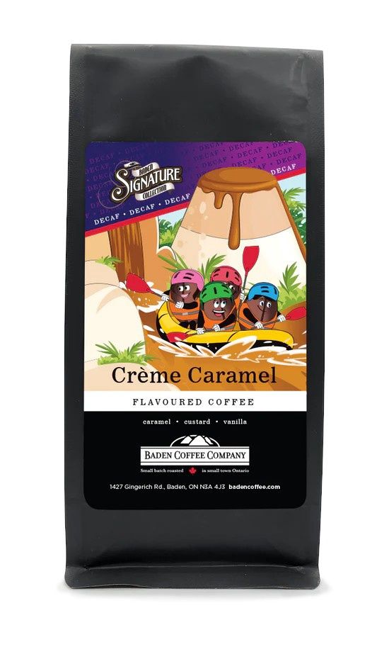 CREME CARAMEL DECAF GROUND COFFEE - 1 LB