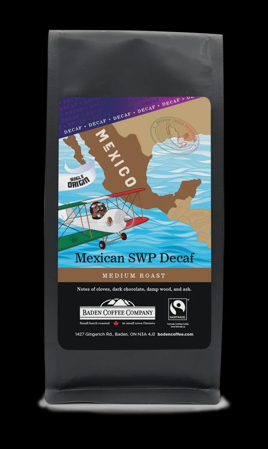 SWP MEXICAN DECAF GROUND COFFEE-8 OZ-G