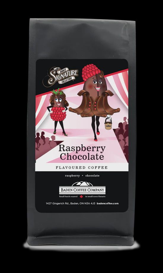 RASPBERRY CHOCOLATE GROUND COFFEE -1 LB