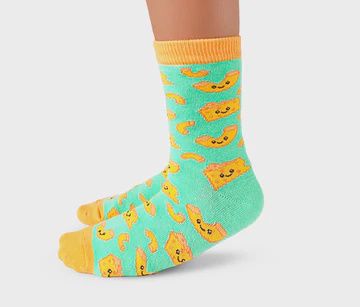 3657 - KID&#39;S SOCKS - MAC + CHEESE