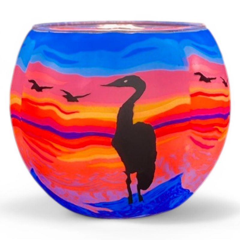 220112 - BENAYA LIGHT GLASS - HERON SUNSET