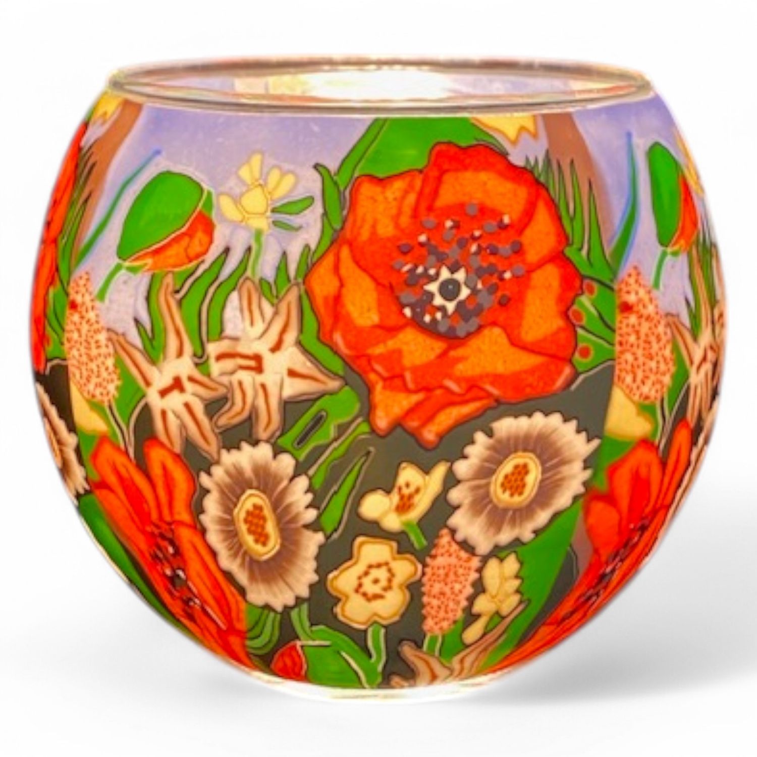 165120 - BENAYA LIGHT GLASS - POPPY GARDEN