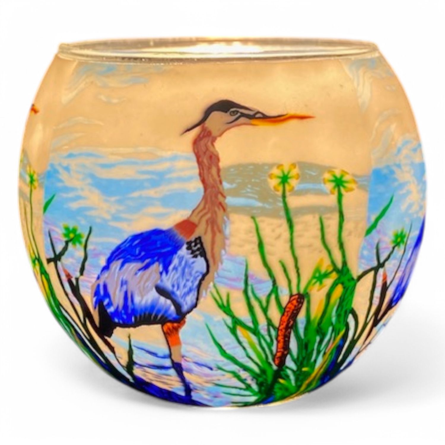 240210 - BENAYA LIGHT GLASS - GREAT BLUE HERON