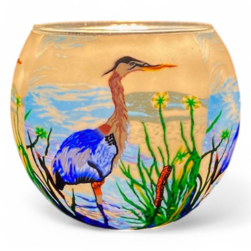 240210 - BENAYA LIGHT GLASS - GREAT BLUE HERON