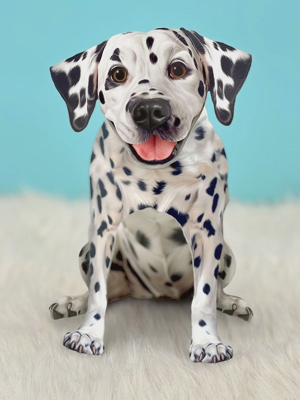 327-1001 - POP-UP PET CARD - DALMATION