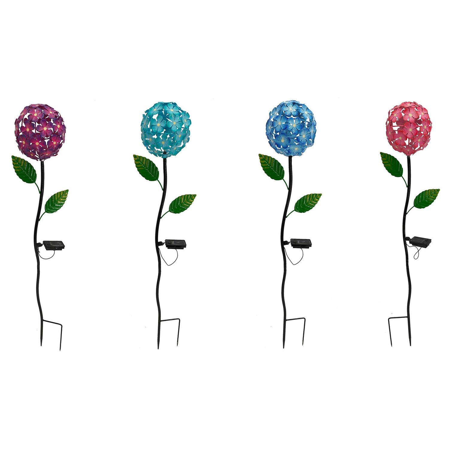 JF2083 - SOLAR HYDRANGEA STAKE, STYLE/COLOUR: PURPLE