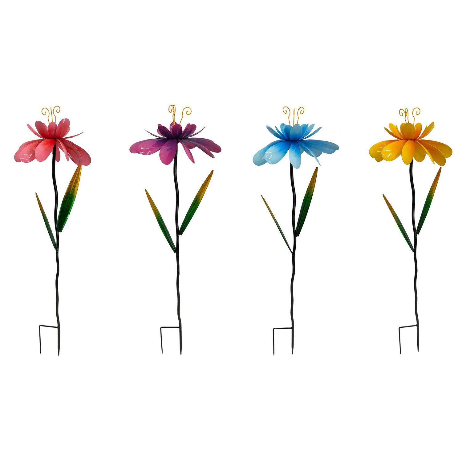 JF2084 - SPINNING FLOWER STAKE, STYLE/COLOUR: PINK
