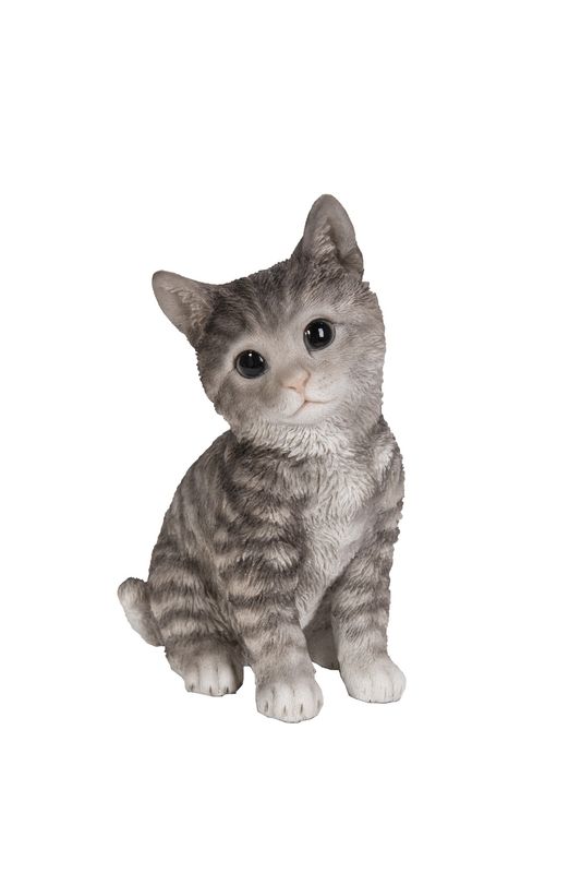 87978-B - TABBY KITTEN SITTING / 7.95&quot; H