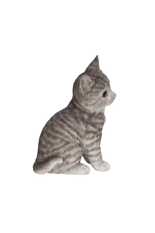 87978-B - TABBY KITTEN SITTING / 7.95" H