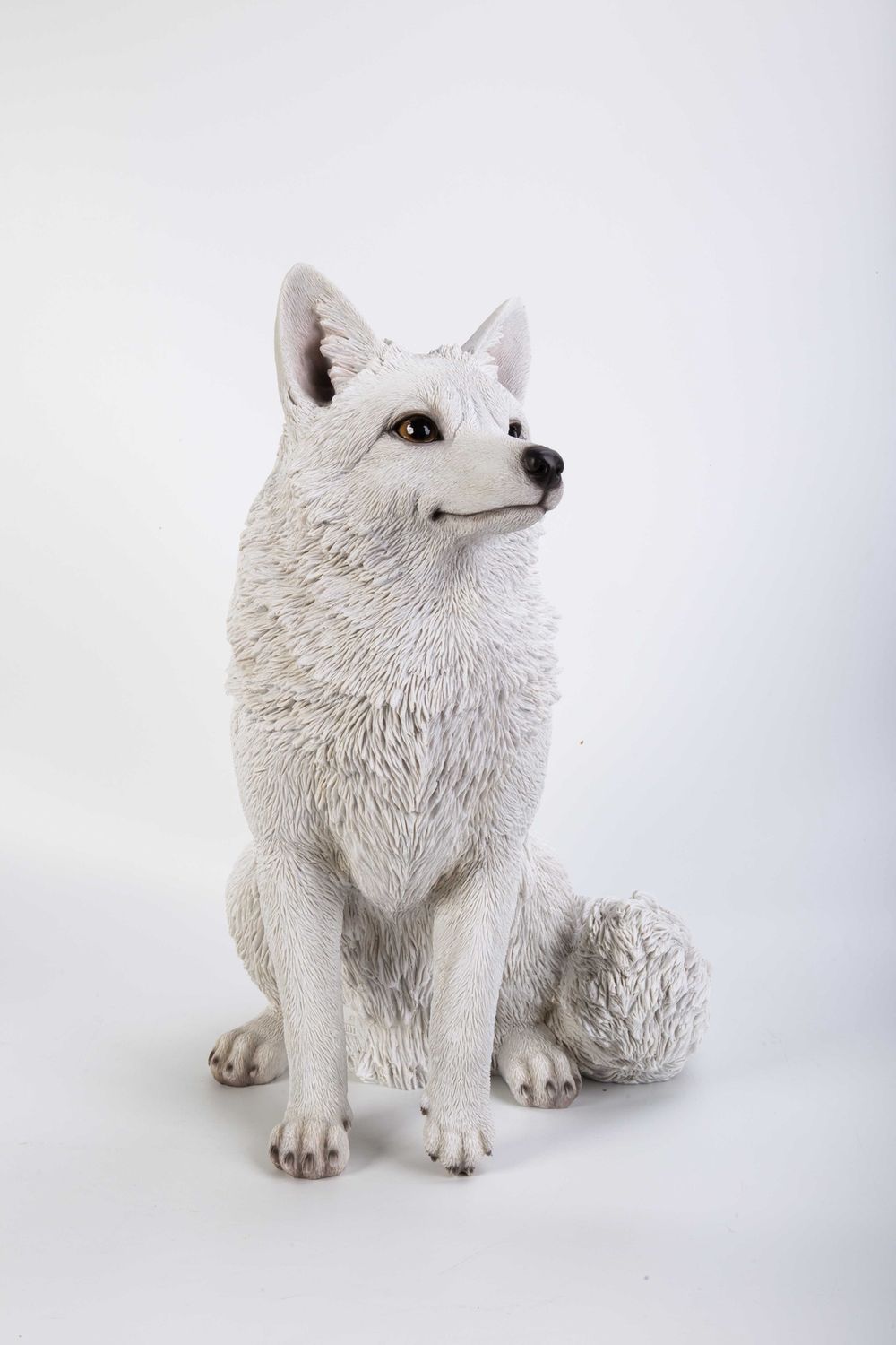 87775-WT - FOX SITTING / 19.25&quot; H