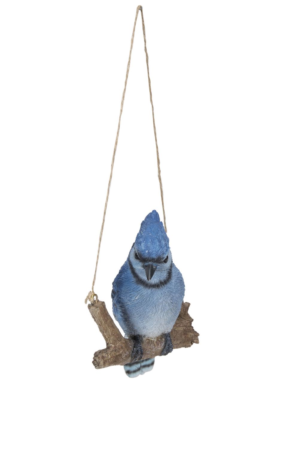 87673-C - HANGING BLUE JAY ON BRANCH / 5.91&quot; H