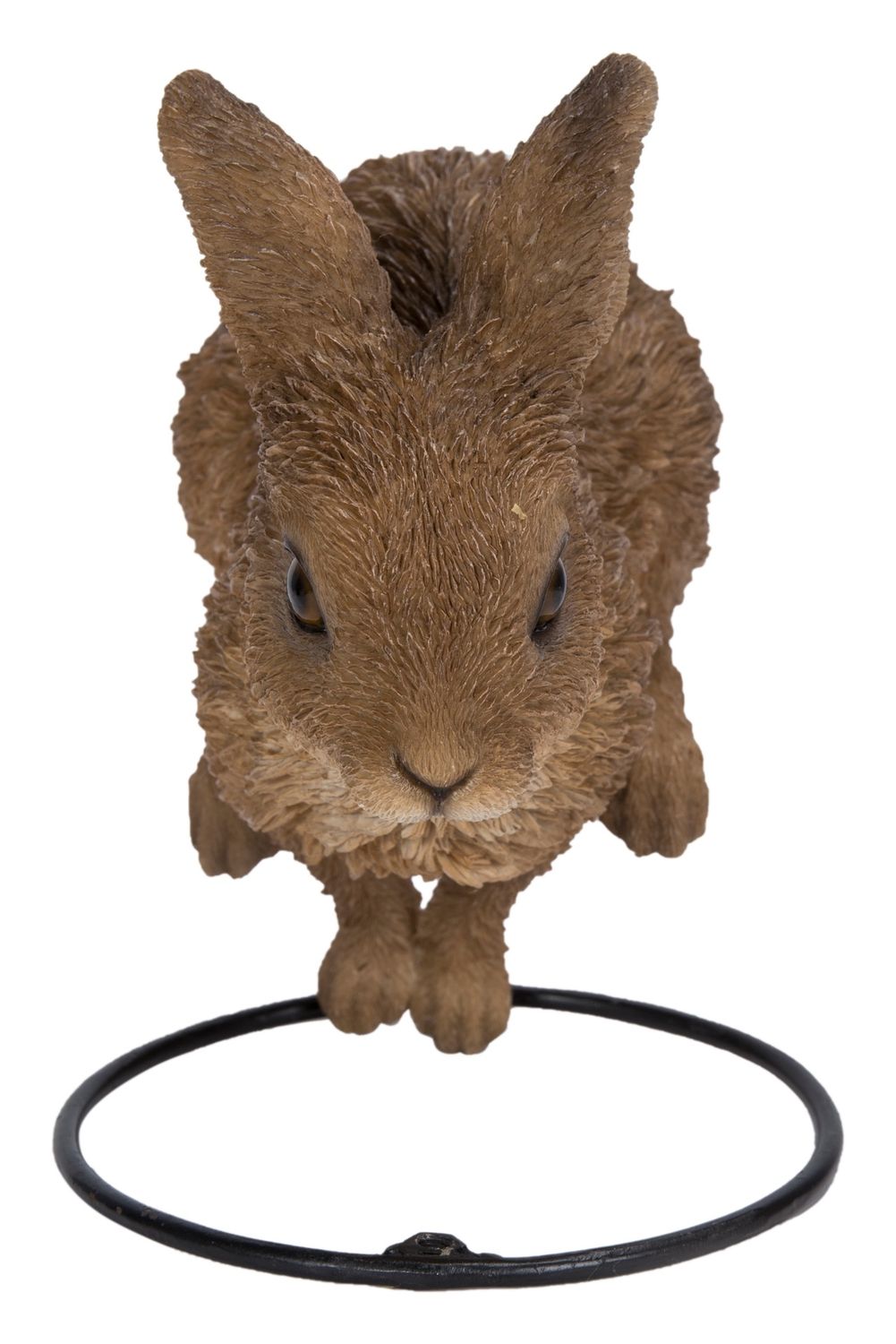 87739-D - HARE CUB JUMPING / 6.69&quot; H