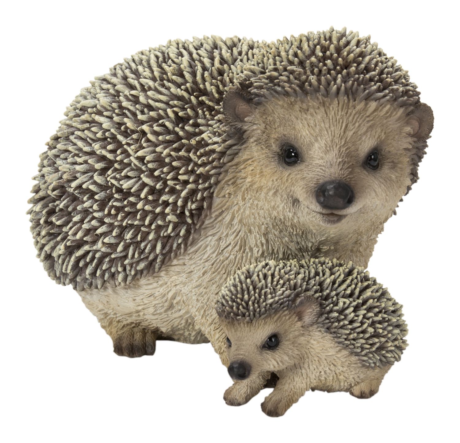 87743-F - MOTHER+BABY HEDGEHOGS / 4.53&quot; H