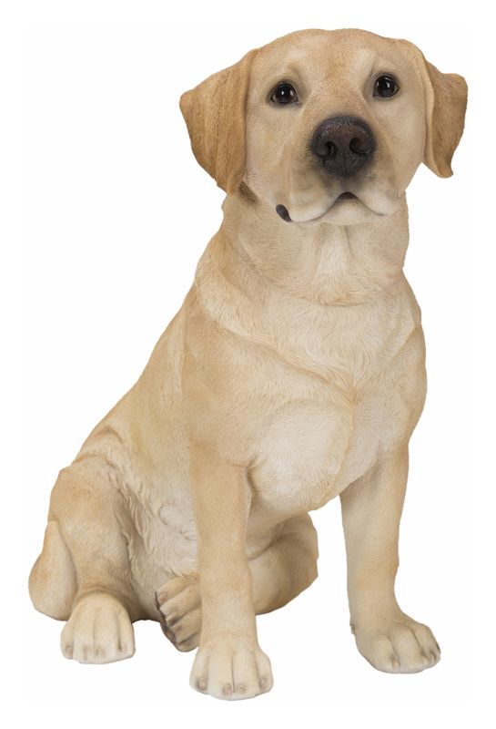 87985-YL-B - SITTING LABRADOR / 9.65&quot; H