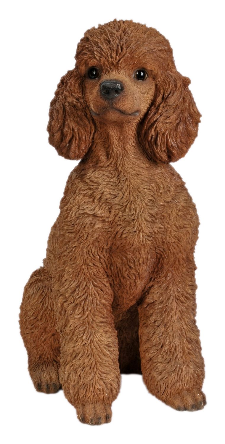 87804-BR - POODLE SITTING / 19.01&quot; H