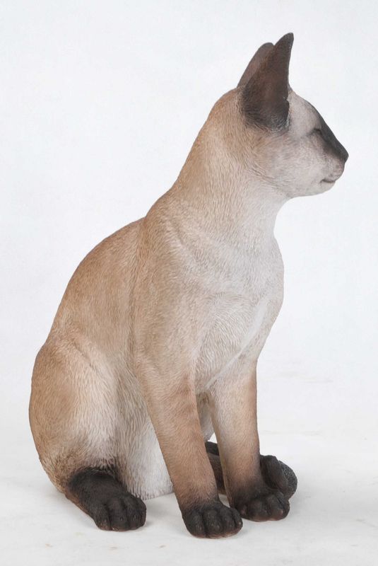 87757-B - SIAMESE CAT SITTING / 13.5" H